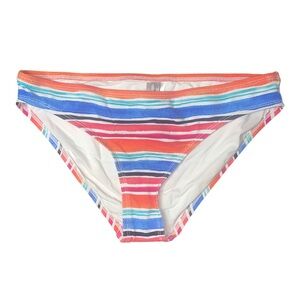 Tommy Bahama Bikini Bottoms Pink Orange NWT XS Textured Island Cays Hipster